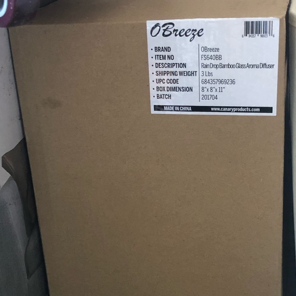 Raindrop Bamboo Glass Aromatherapy Diffuser NEW - Picture 6 of 6